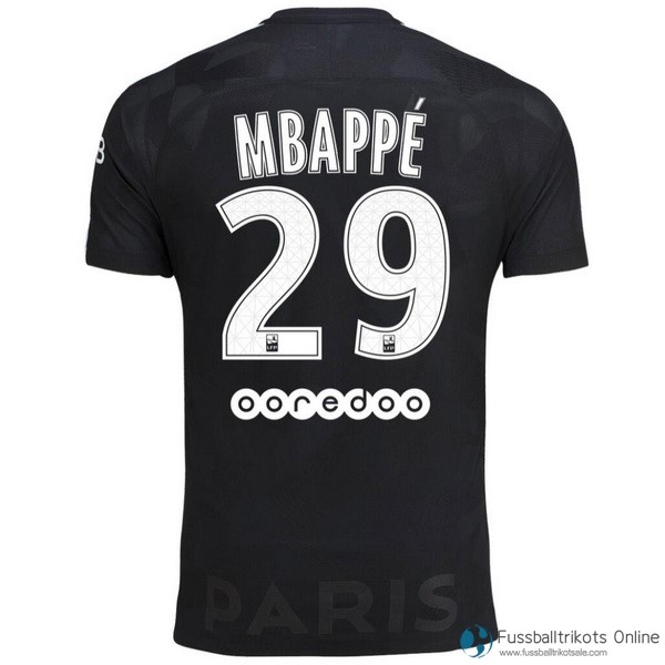 Paris Saint Germain Trikot Ausweich Mbappe 2017-18 Fussballtrikots Günstig